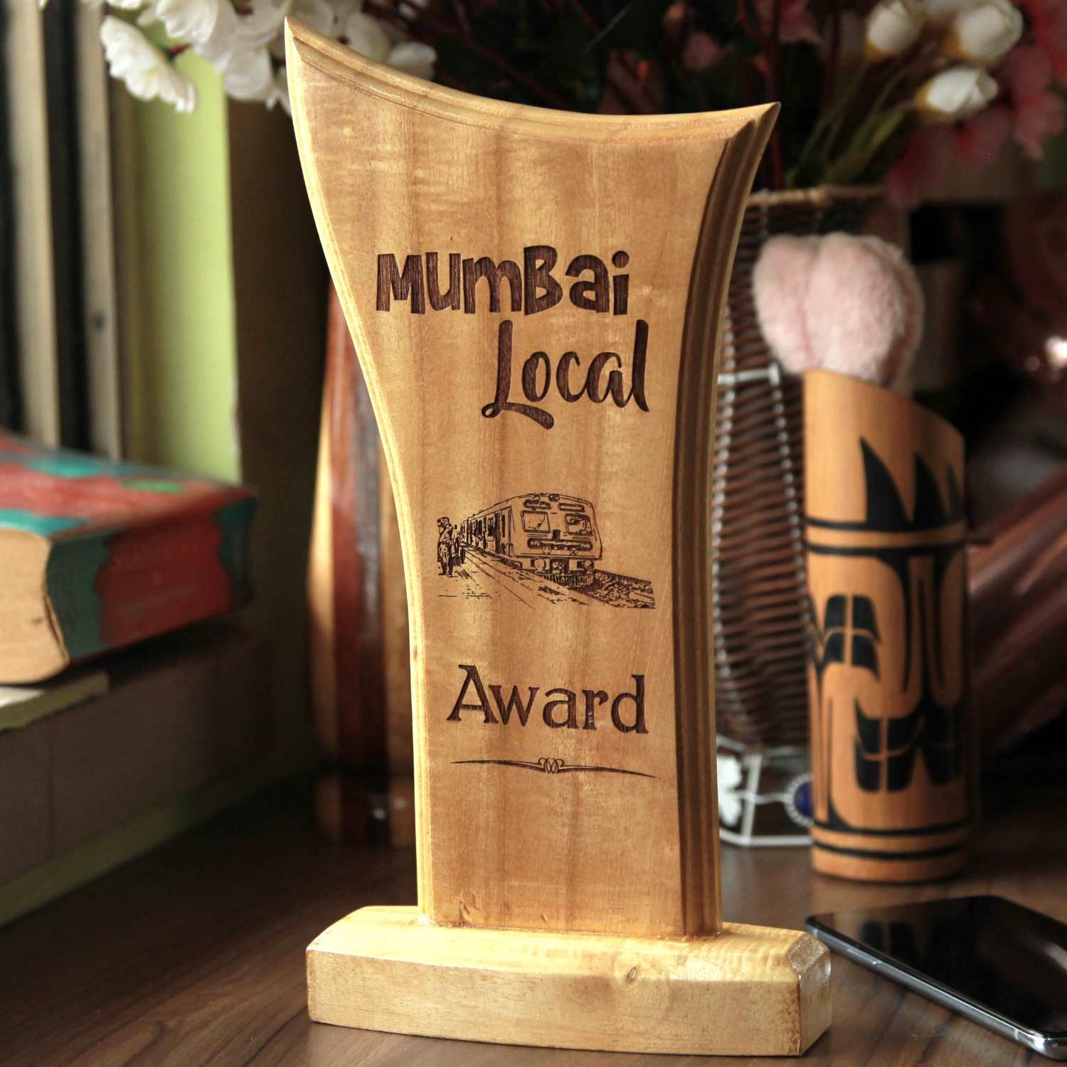 Funny Wooden Standee Award for Your Office Team | Customized Trophies - Image 8