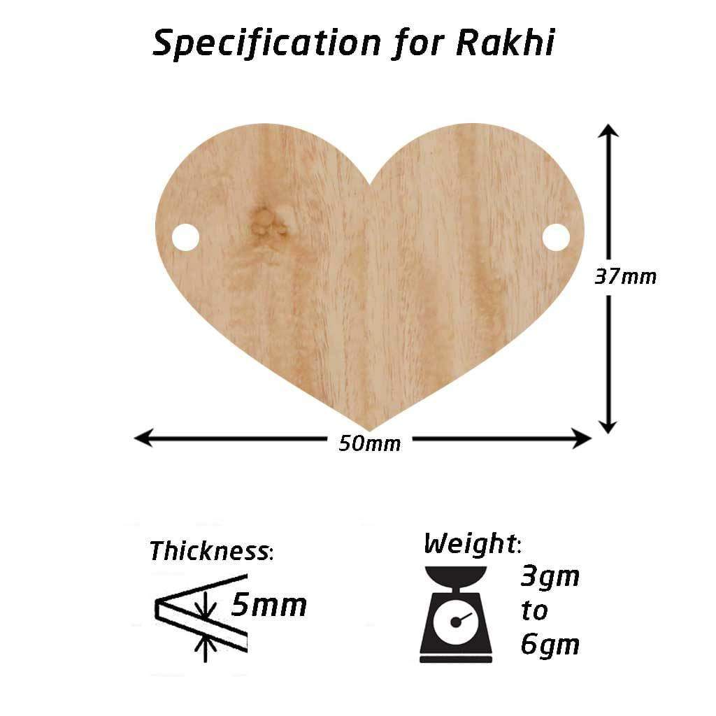 Ganesha Raksha Band - Personalised Wooden Bracelet - Image 5