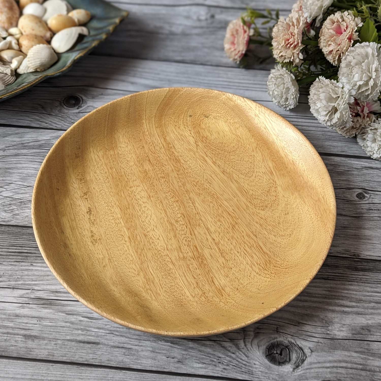 Handmade Wooden Plate | Dinner Plate - Image 4