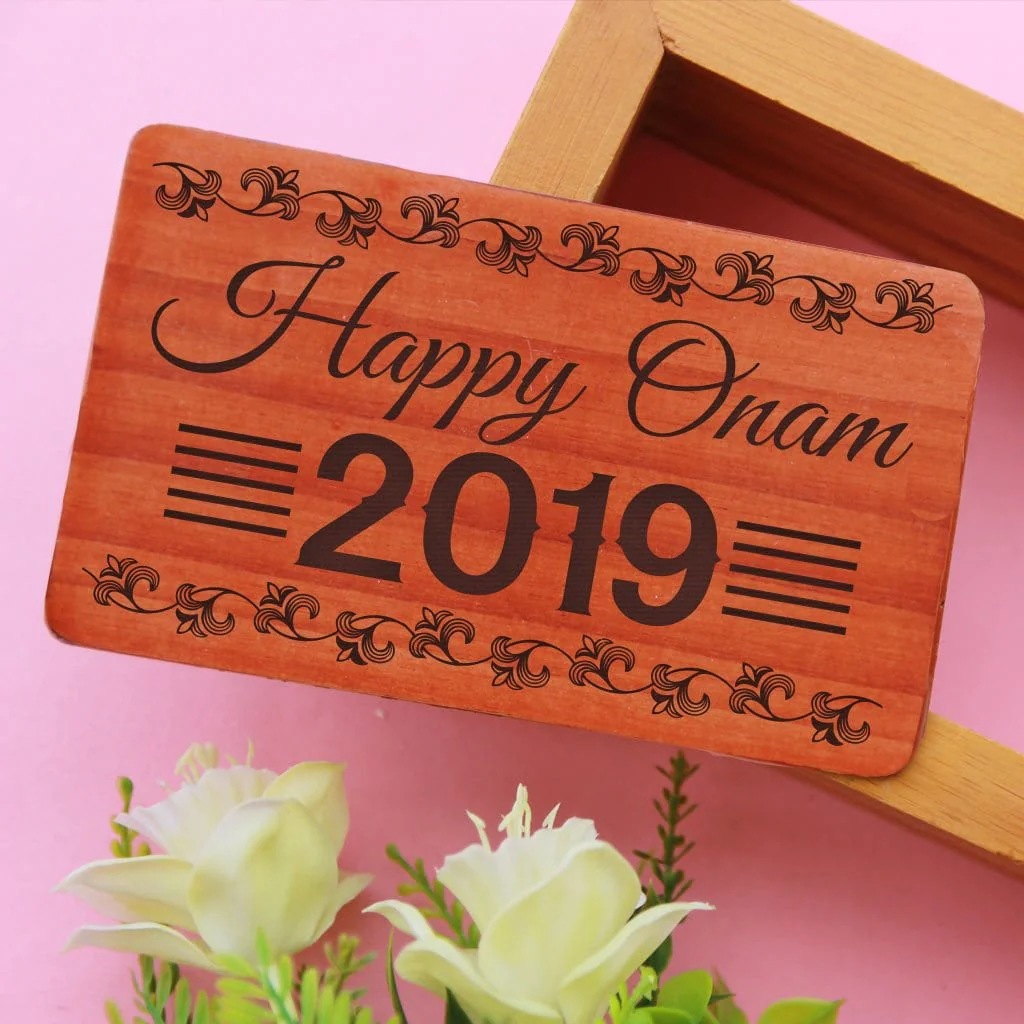 Happy Onam Greeting Cards (Set of 2)
