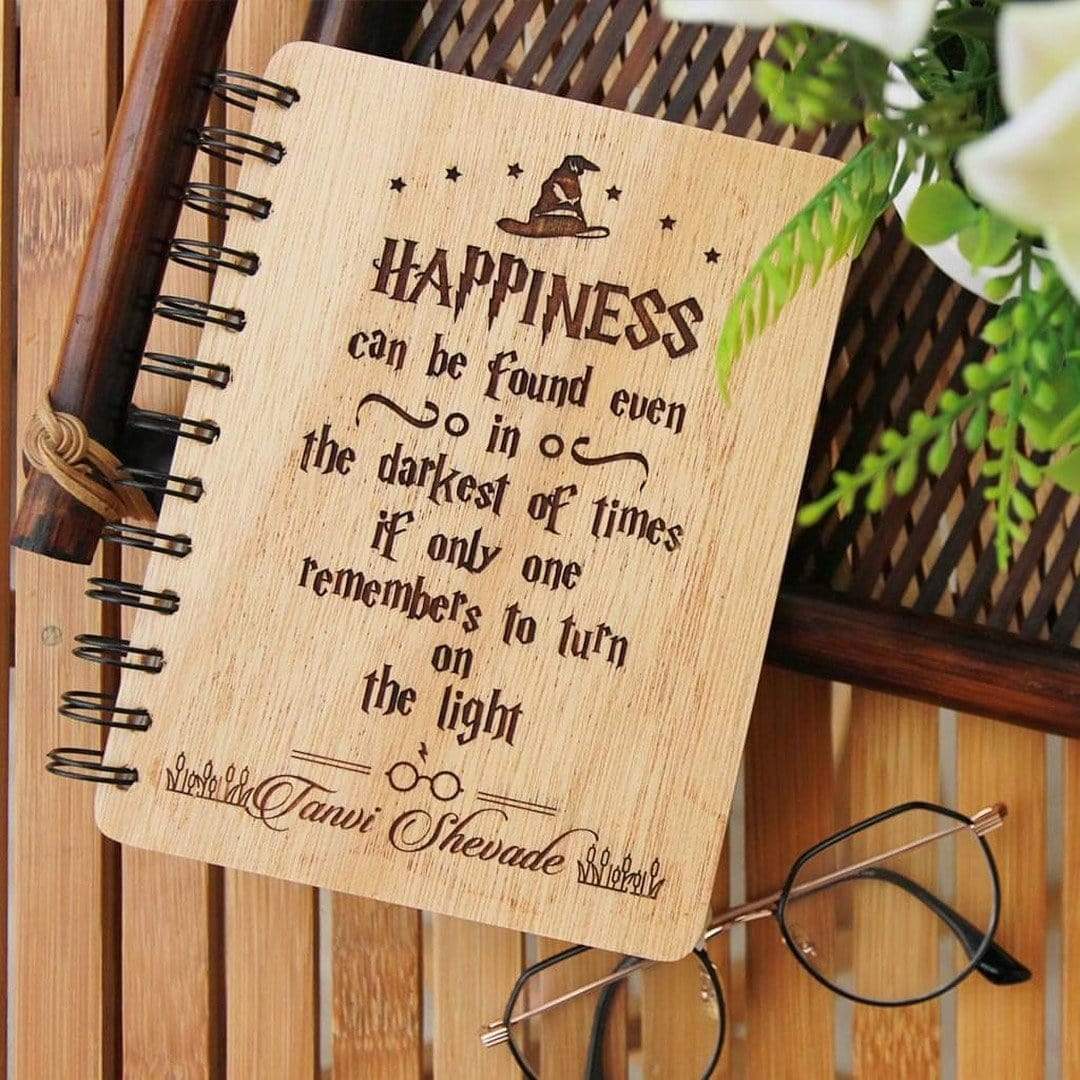 Harry Potter Wooden Notebook- Set of 3 - Image 3