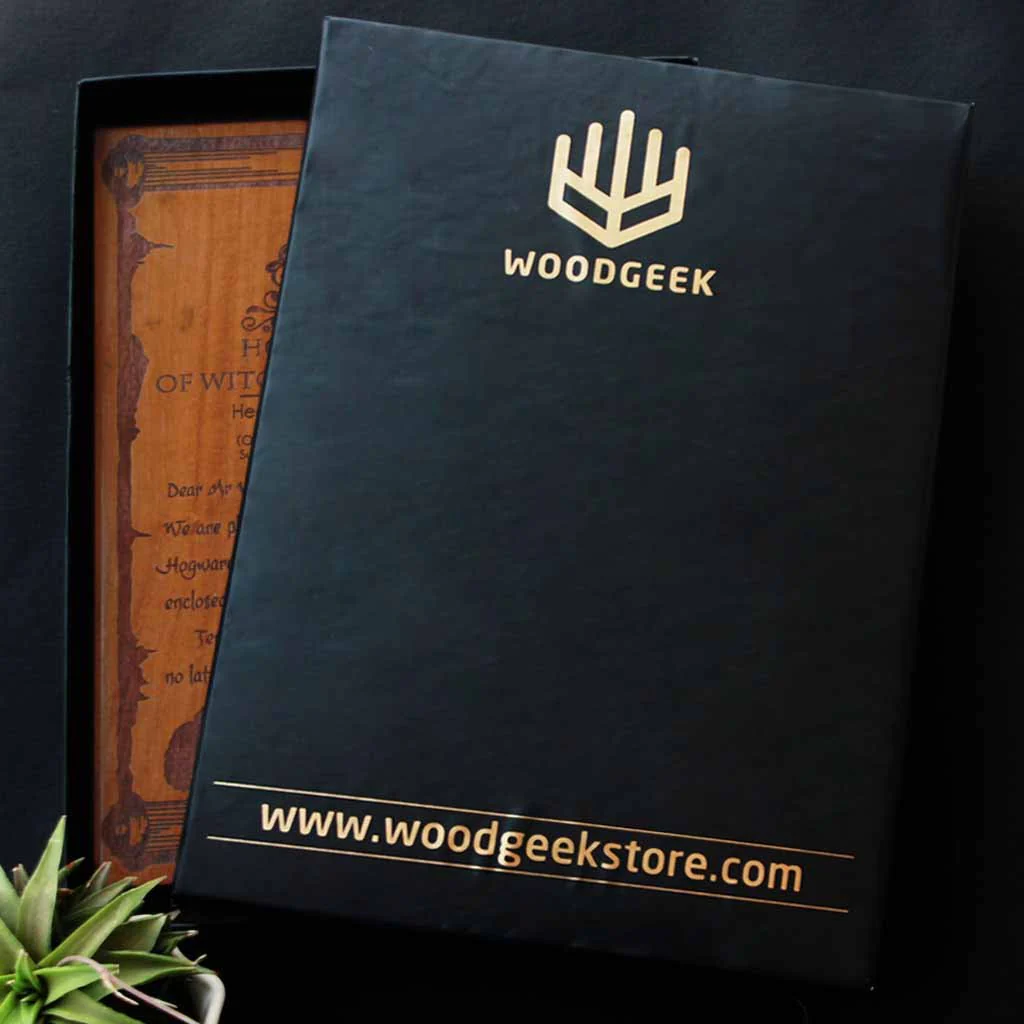 Harry Potter: Carved Wooden Hogwarts Acceptance Letter - Image 9