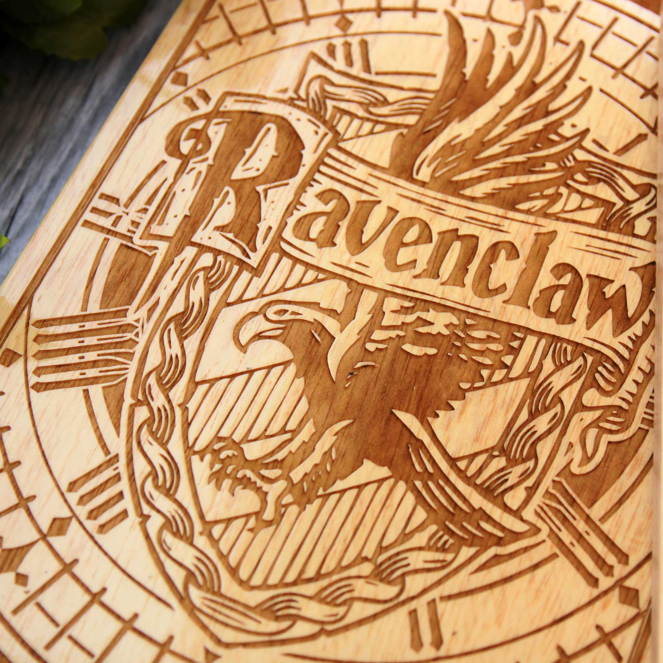 Hogwarts House Logos Carved Wooden Poster - Image 15