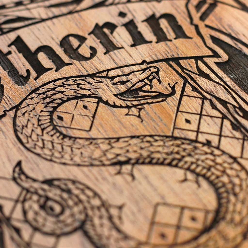 Hogwarts House Logos Carved Wooden Poster - Image 7