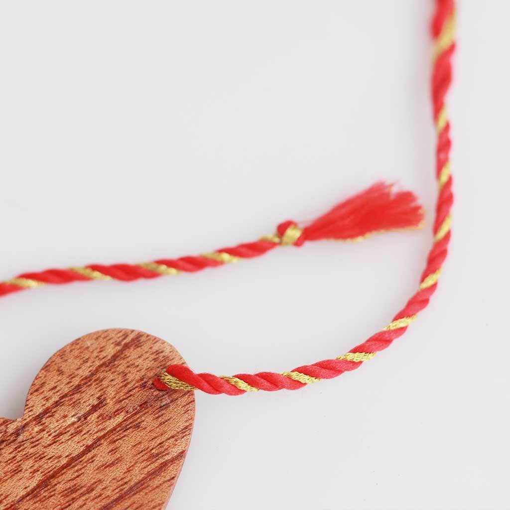 I Love My Brother - Personalised Wooden Rakhi & Greeting Card - Image 6