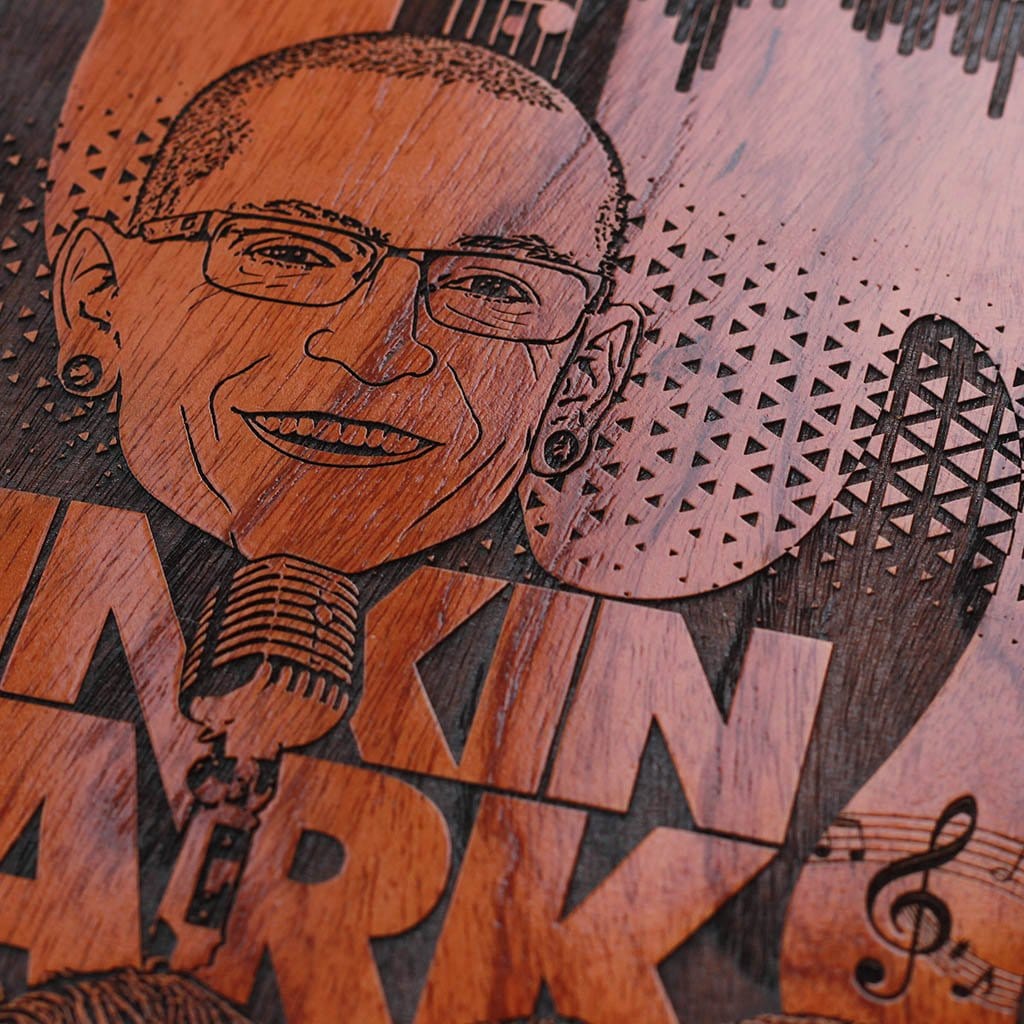 Linkin Park Carved Wooden Poster - Image 2