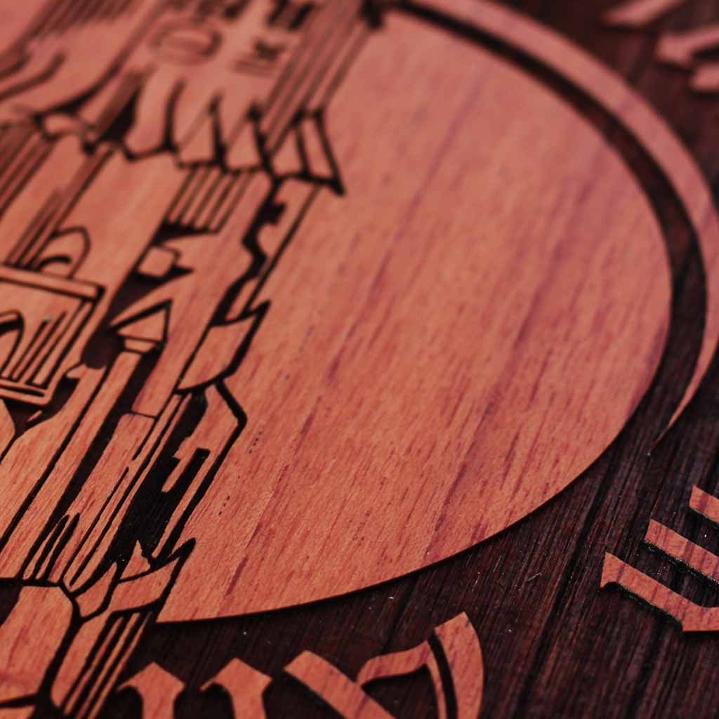 Lord of the Rings Carved Wooden Poster - Image 3
