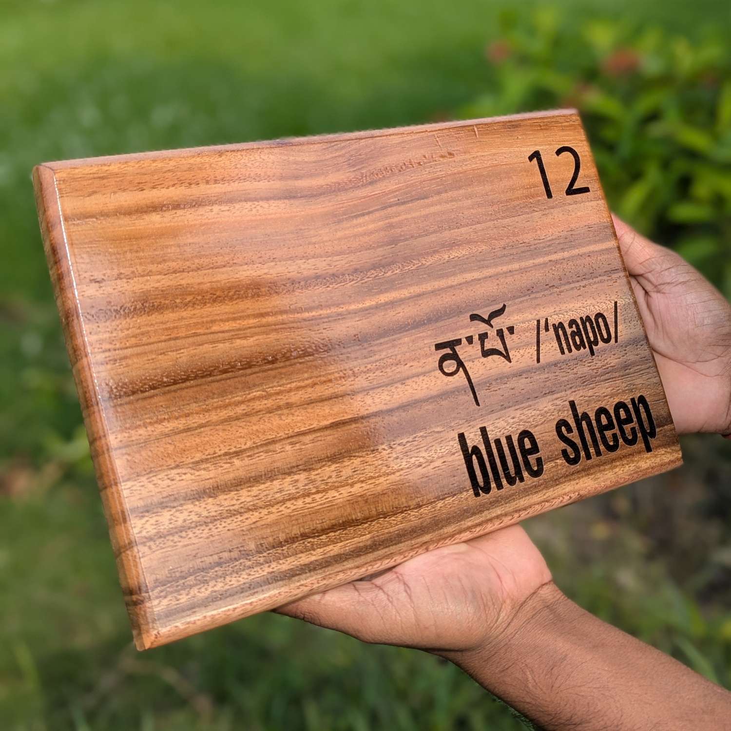 Luxury Teak Wood Engraved Wooden House Nameplate Designed for Premium Homes - Image 7