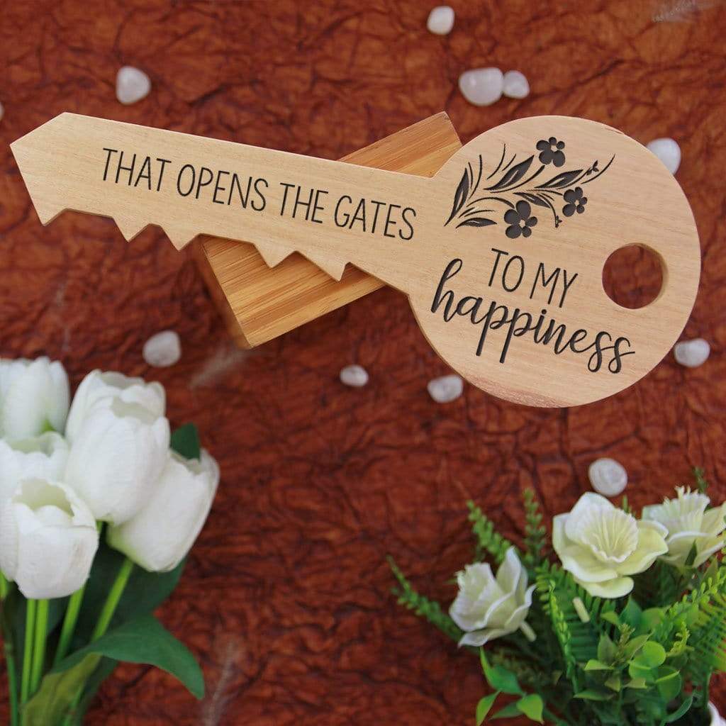 Your Love Is The Master Key: Key-Shaped Wooden Sign - Image 3