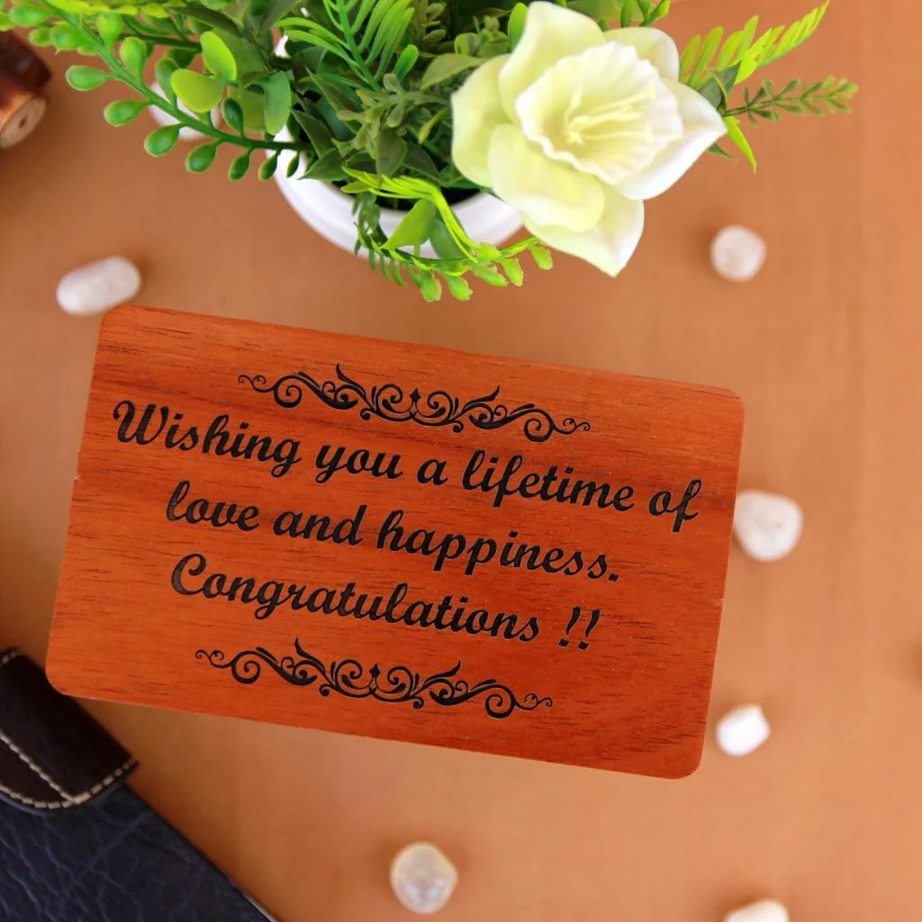 Mere Pyare Bhaiya - Personalised Wooden Rakhi & Greeting Card - Image 13