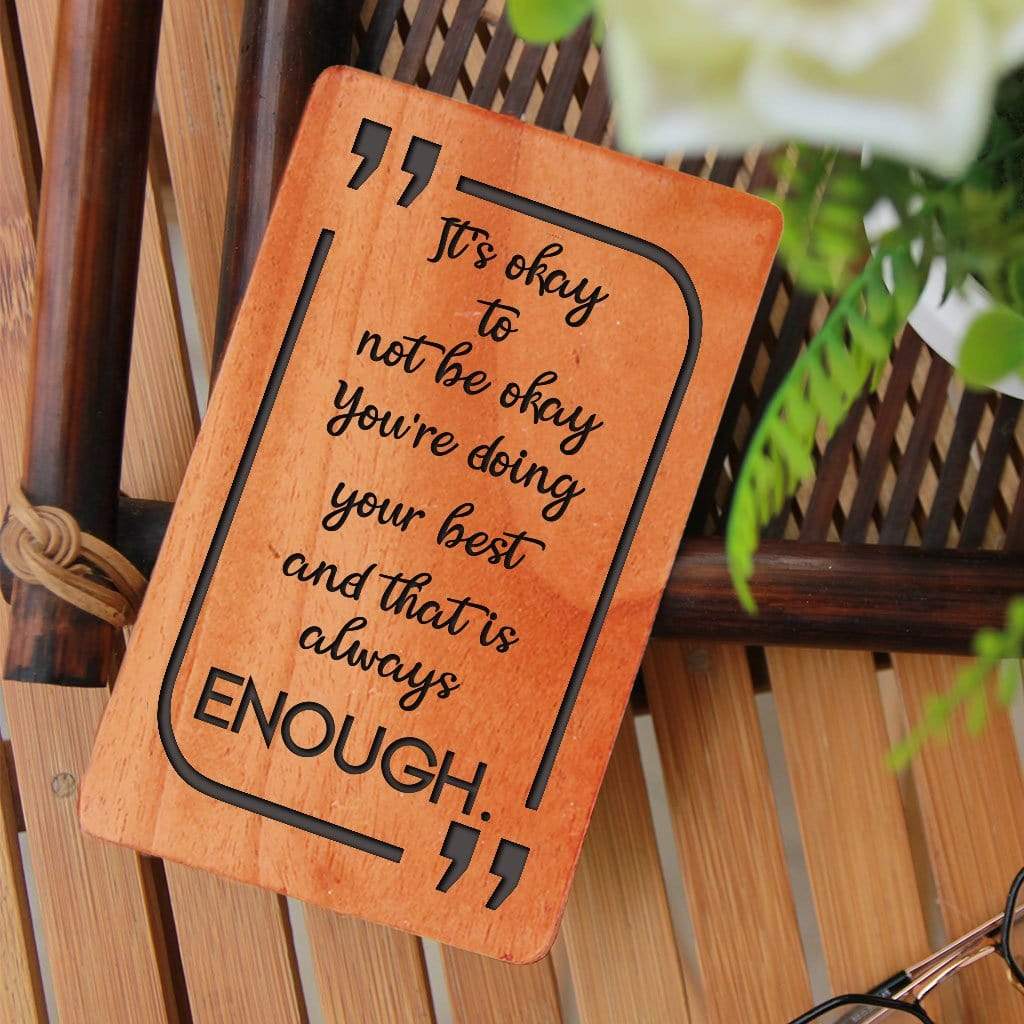 Motivational Cards & Encouragement Cards: Set Of Personalized Wooden Cards - Image 2