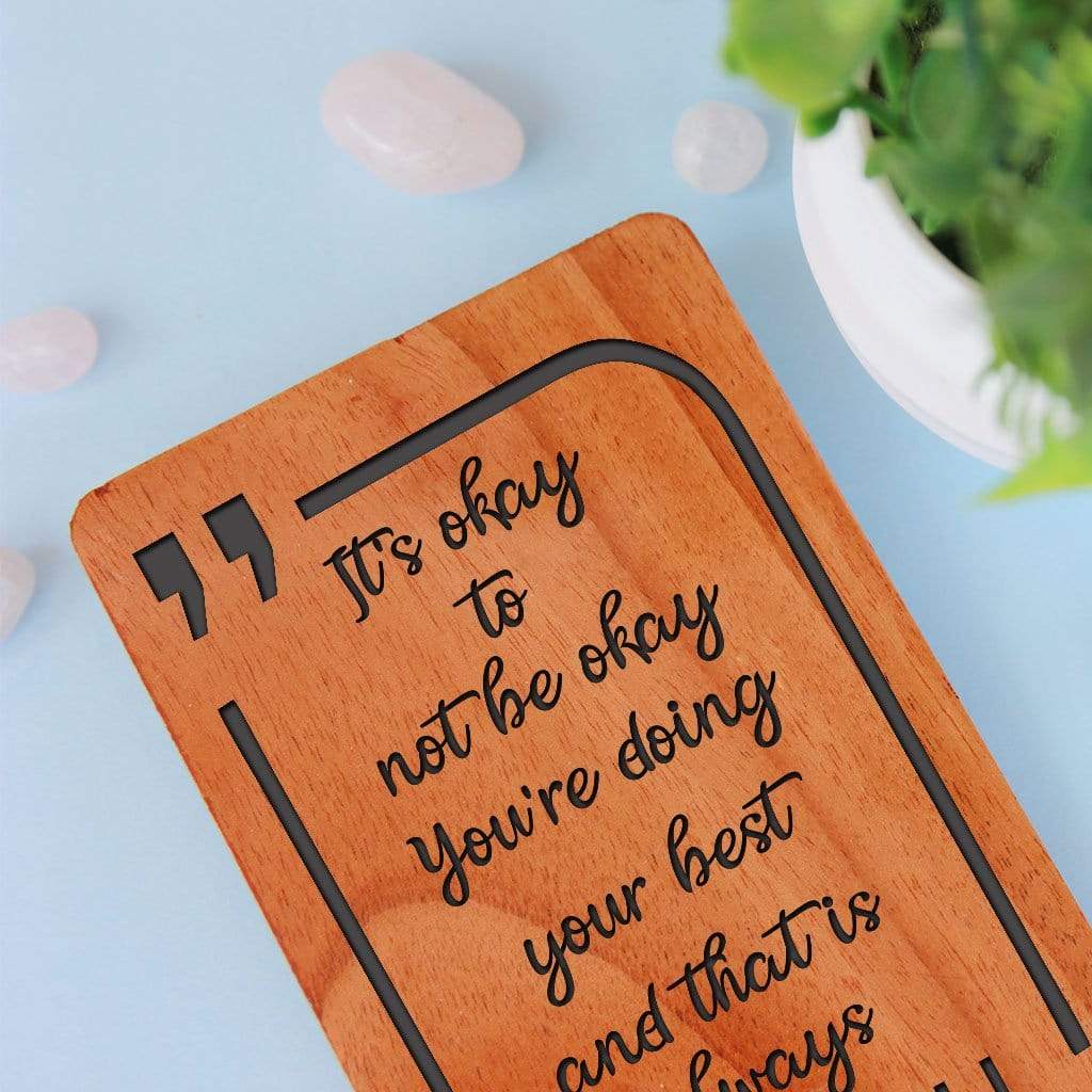 Motivational Cards & Encouragement Cards: Set Of Personalized Wooden Cards - Image 3