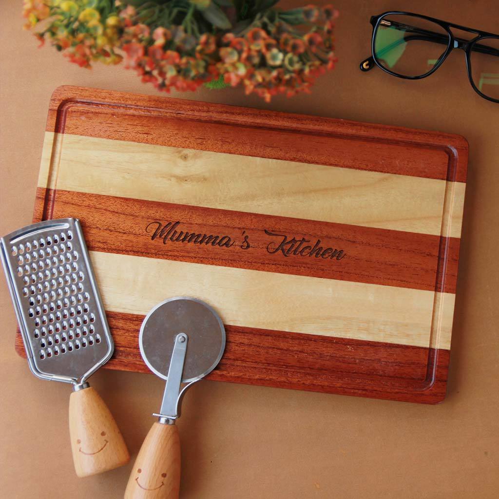 Mumma's Kitchen Personalized Wooden Chopping Board