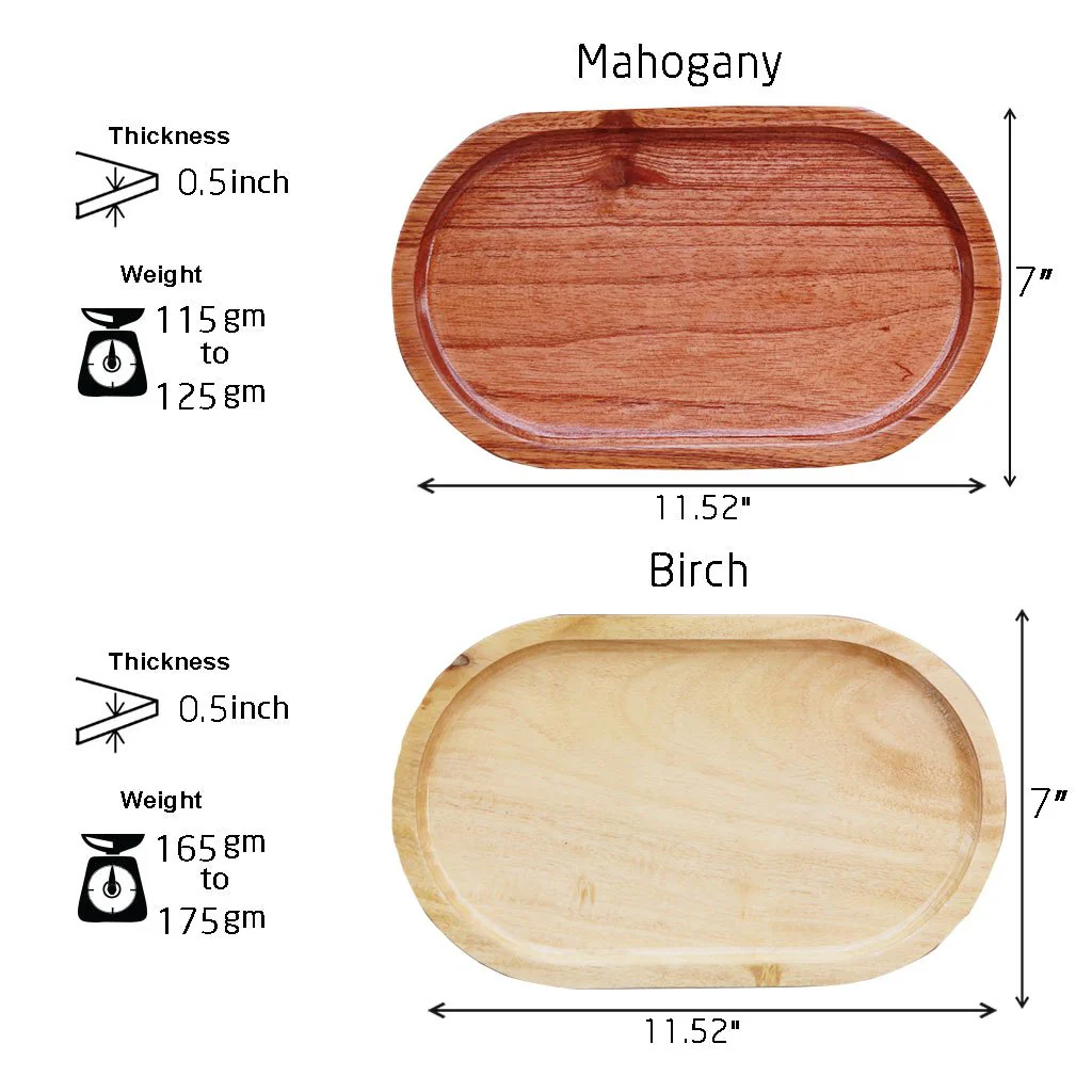 Oval Wooden Tray - Image 12