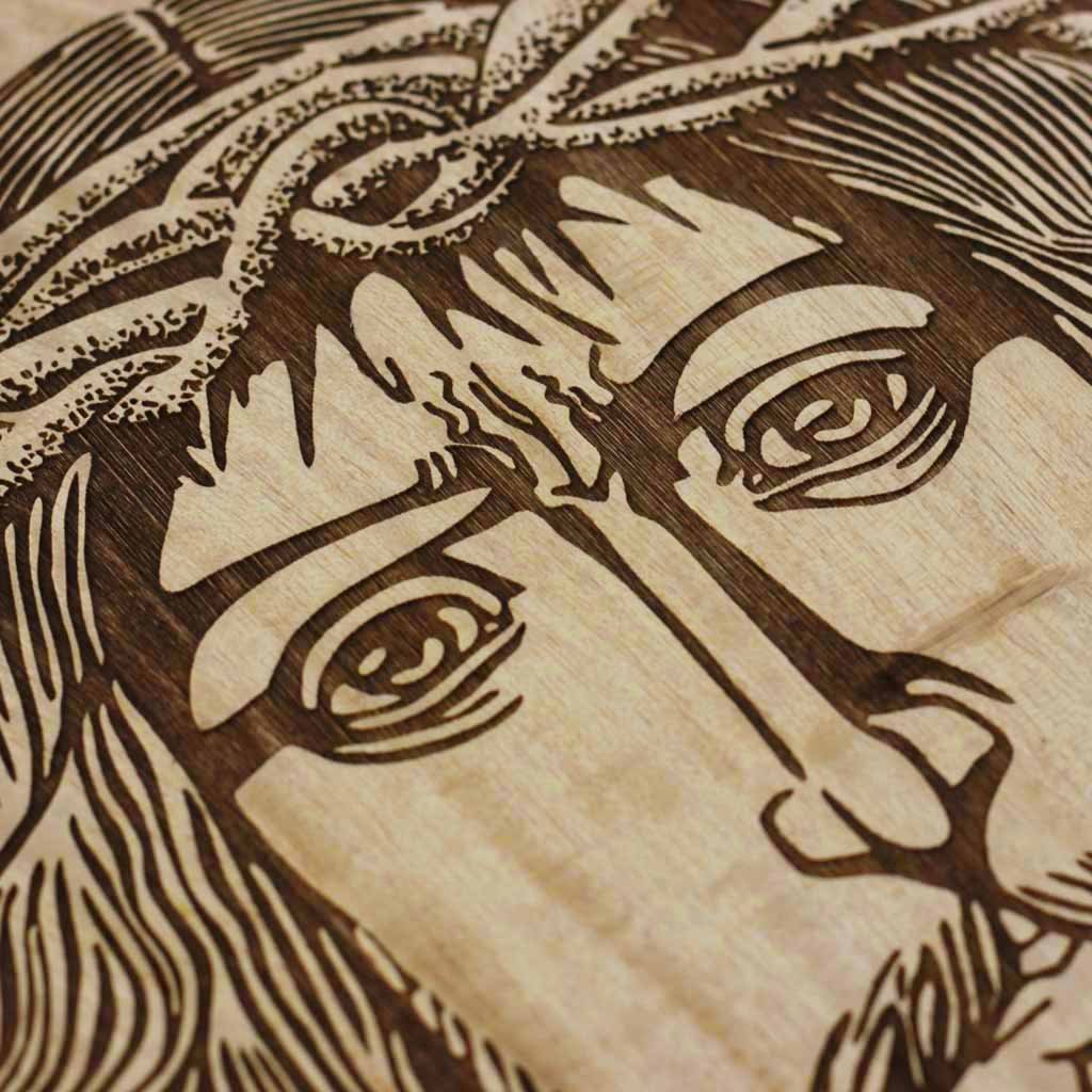 Passion of Christ Carved Wooden Poster - Image 3