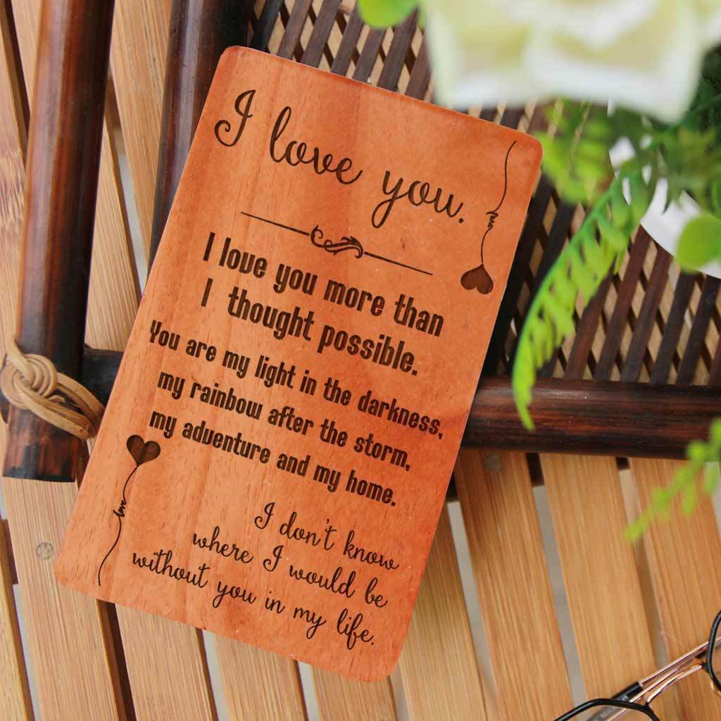 Personalised Engagement Ring Platter With Names - Wooden Heart Ring Holder - Image 8