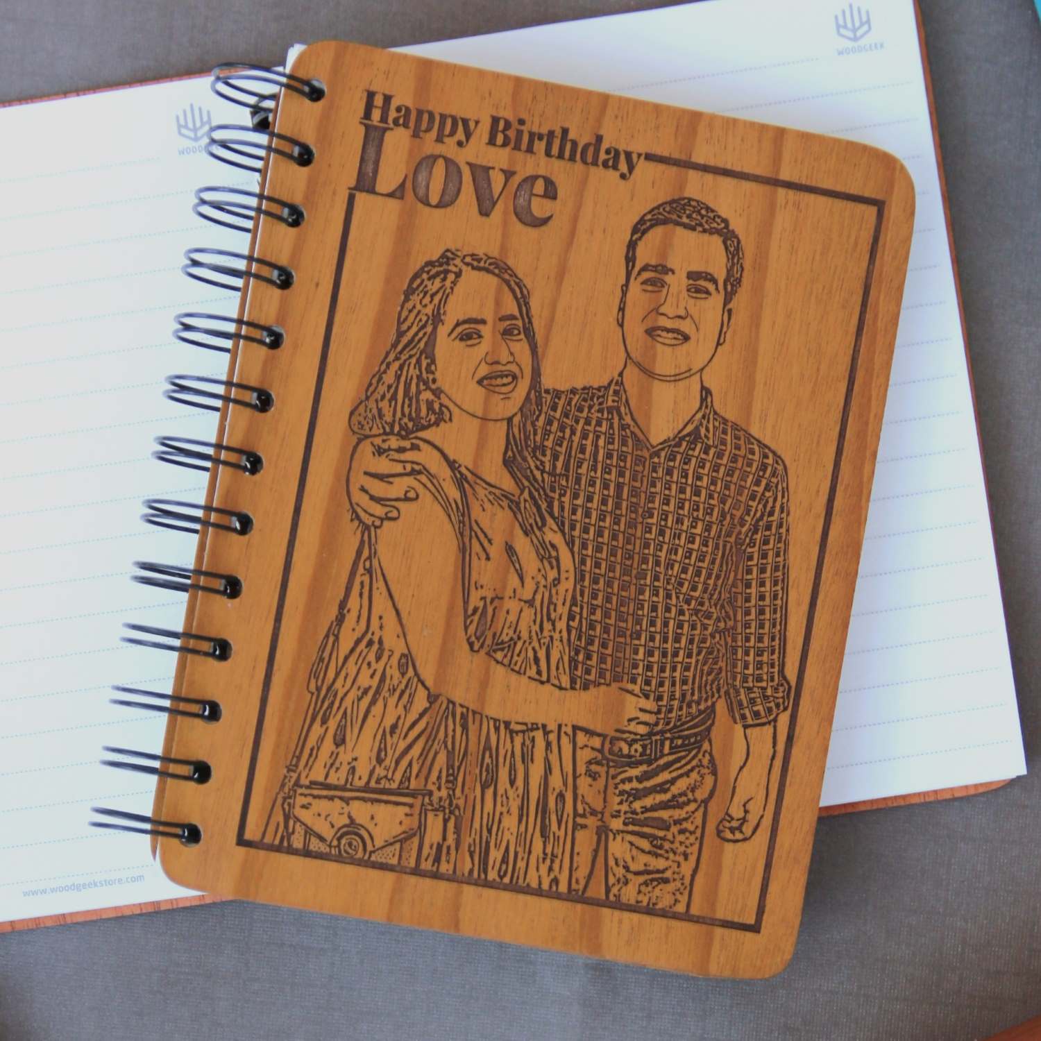 Personalized Wooden Birthday Diary | A Gift Full of Memories - Image 2