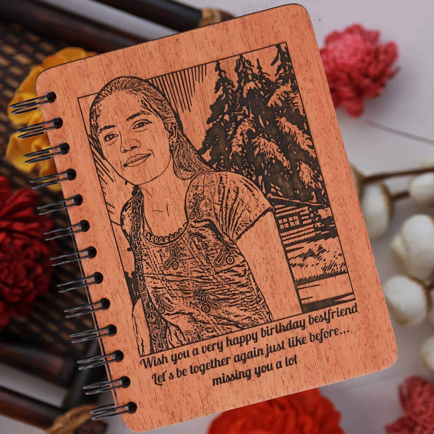 Personalized Wooden Birthday Diary | A Gift Full of Memories - Image 4