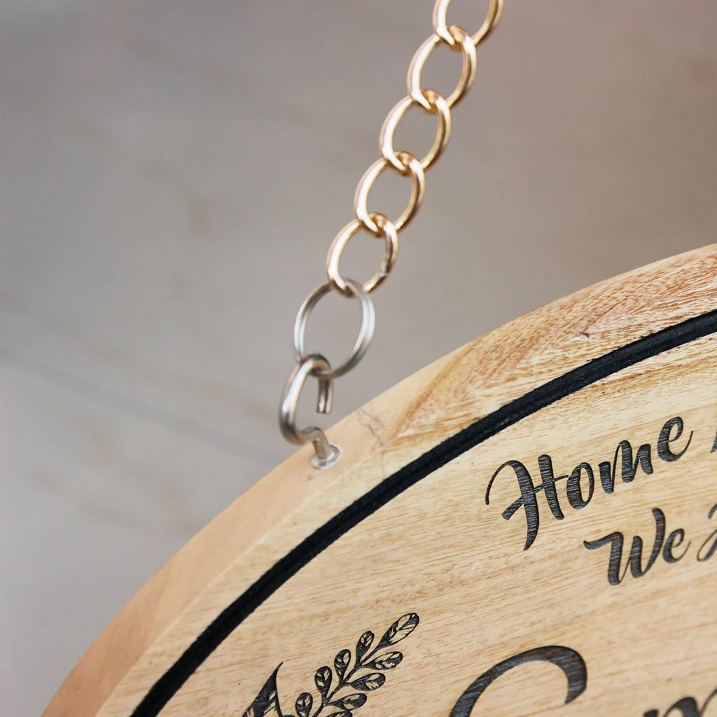 Personalized Family Sign For Home - Wooden Hanging Sign - Image 4