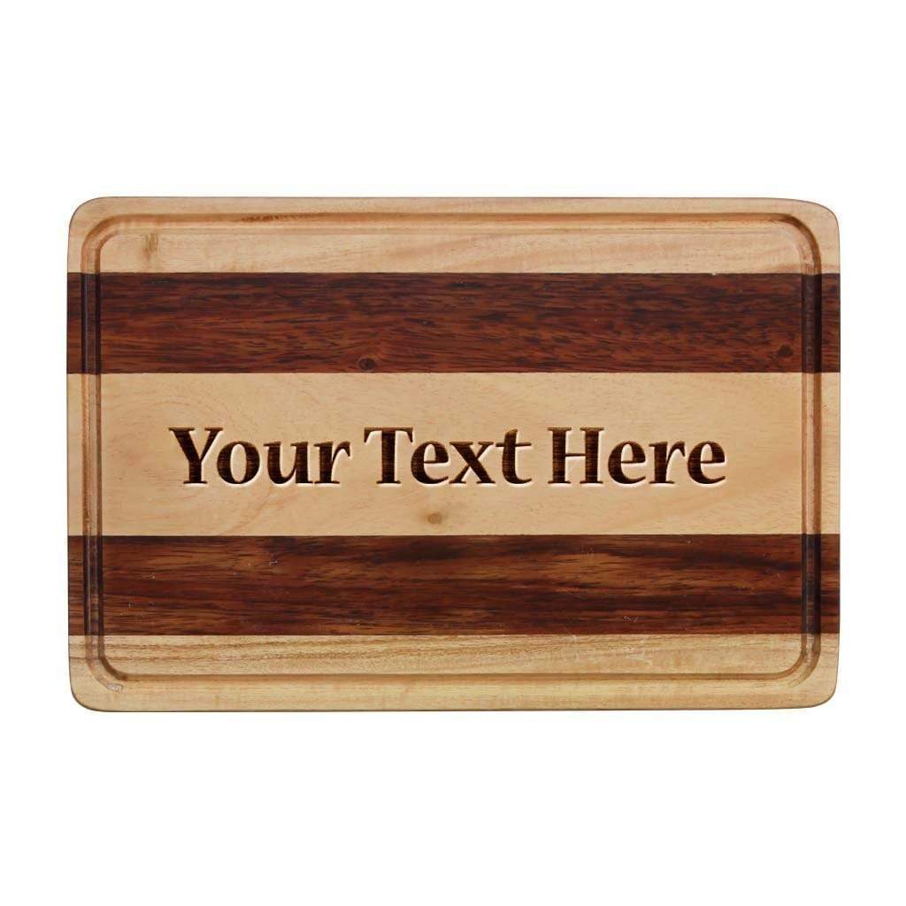 Personalized Kitchen Accessory Engraved With Couple Name - Wooden Chopping Board - Image 5