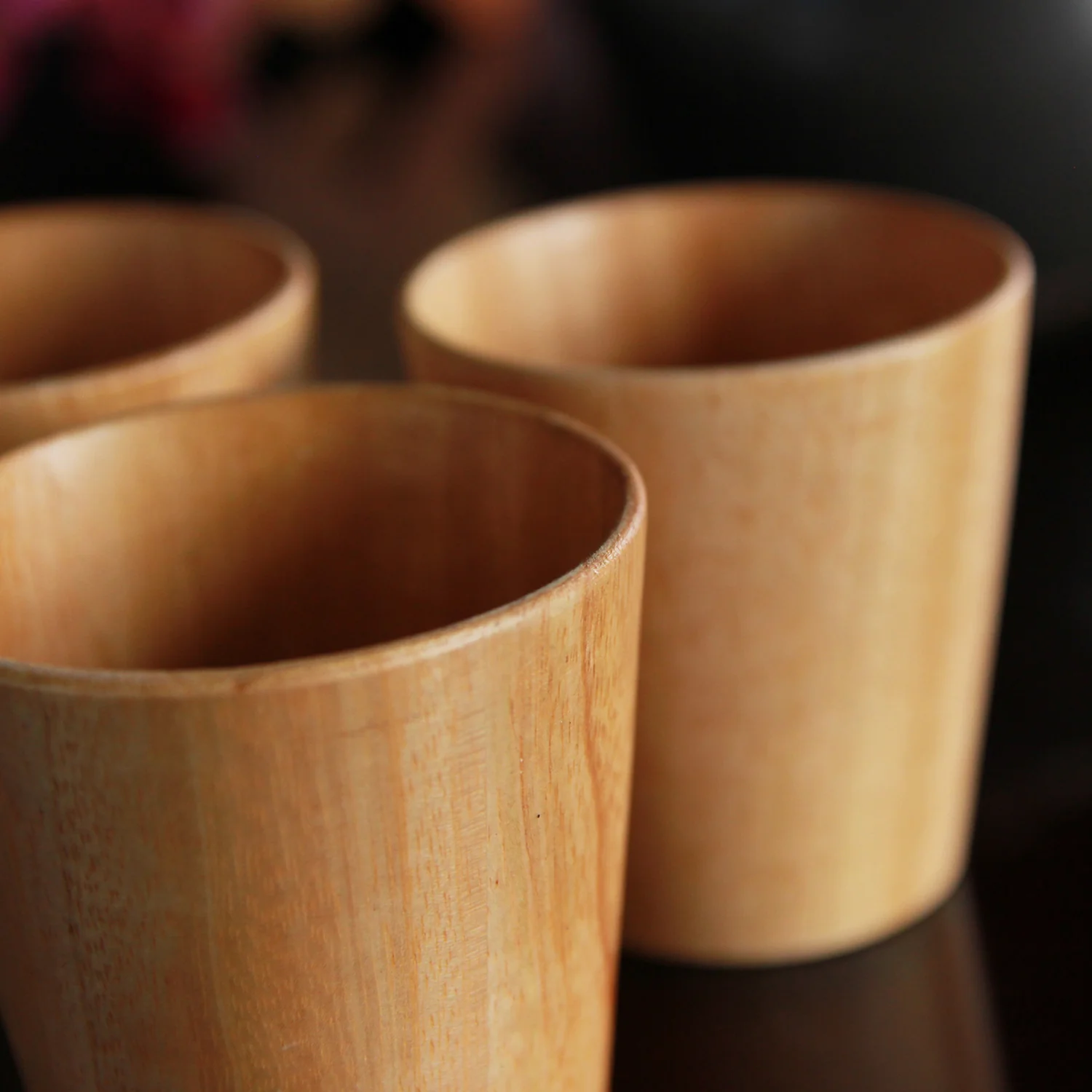 Personalized Neem Wood Tea & Coffee Cup Set - Image 5