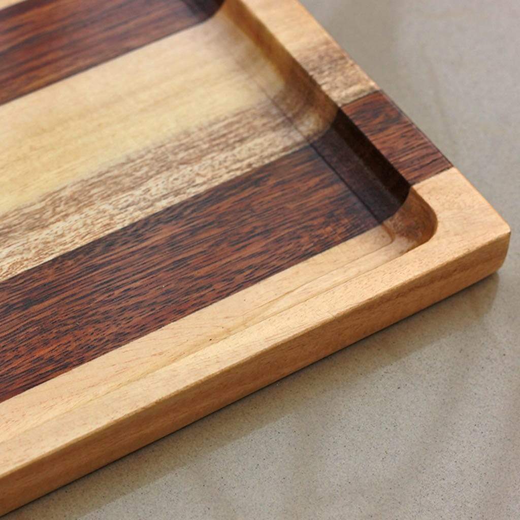 Personalized Serving Tray Engraved With Couple Name - Wooden Tray - Image 11