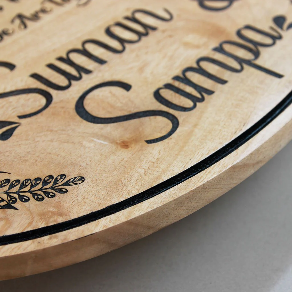 Together is Our Favourite Place - Custom Engraved Home Nameplate - Image 4