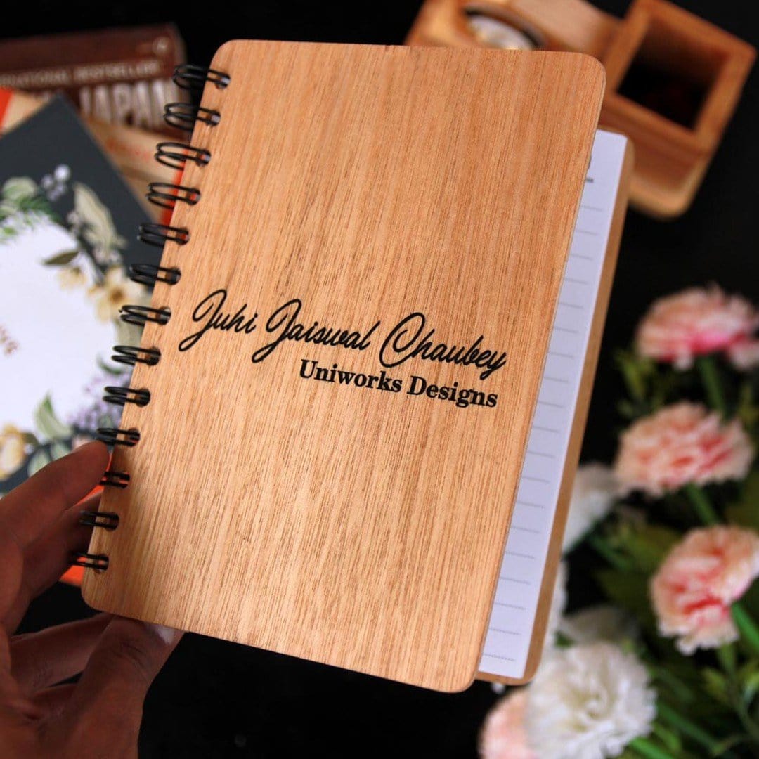 Personalized Wooden Diary for Mentors, Bosses & Colleagues | Thoughtful Farewell & Appreciation Gift - Image 7