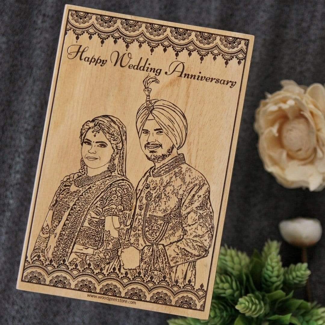 Personalized Wooden Flower & Engraved Wooden Plaque| Girlfriend Gift - Image 3