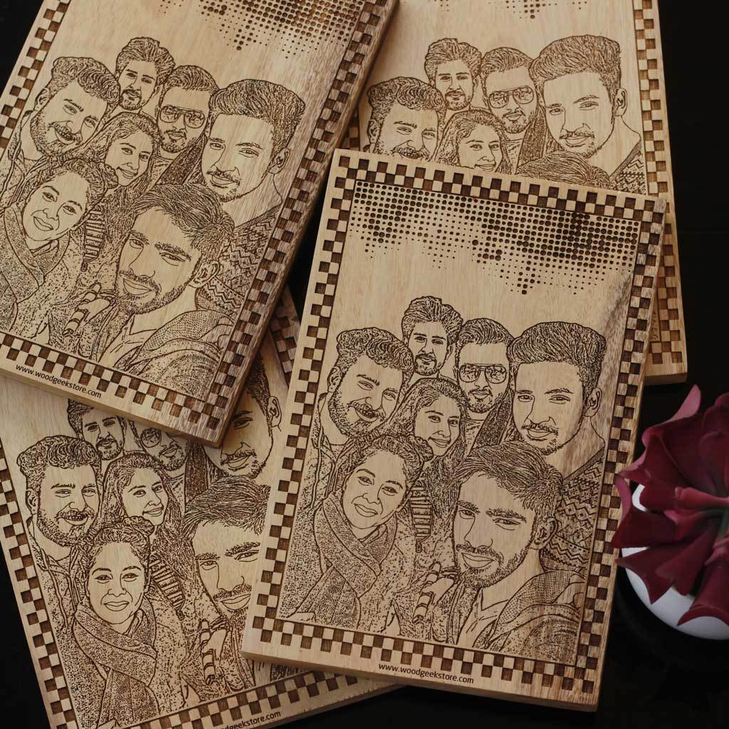 World's Craziest Friend Gift | Custom Engraved Wooden Frame for Friends - Image 3