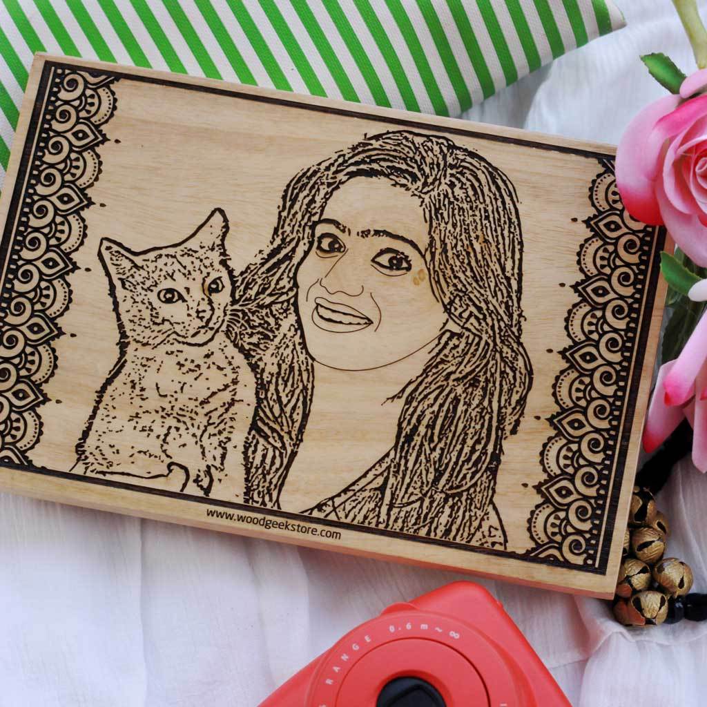 Personalized Wooden Frame Gift For Dog Lovers | Gift For Dog Mom - Image 3