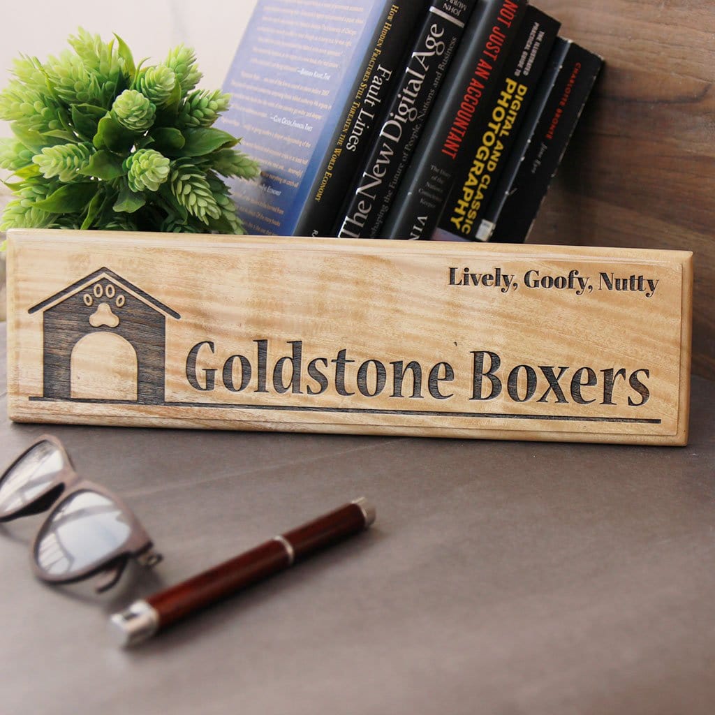 Personalized Wooden Nameplates for Pets