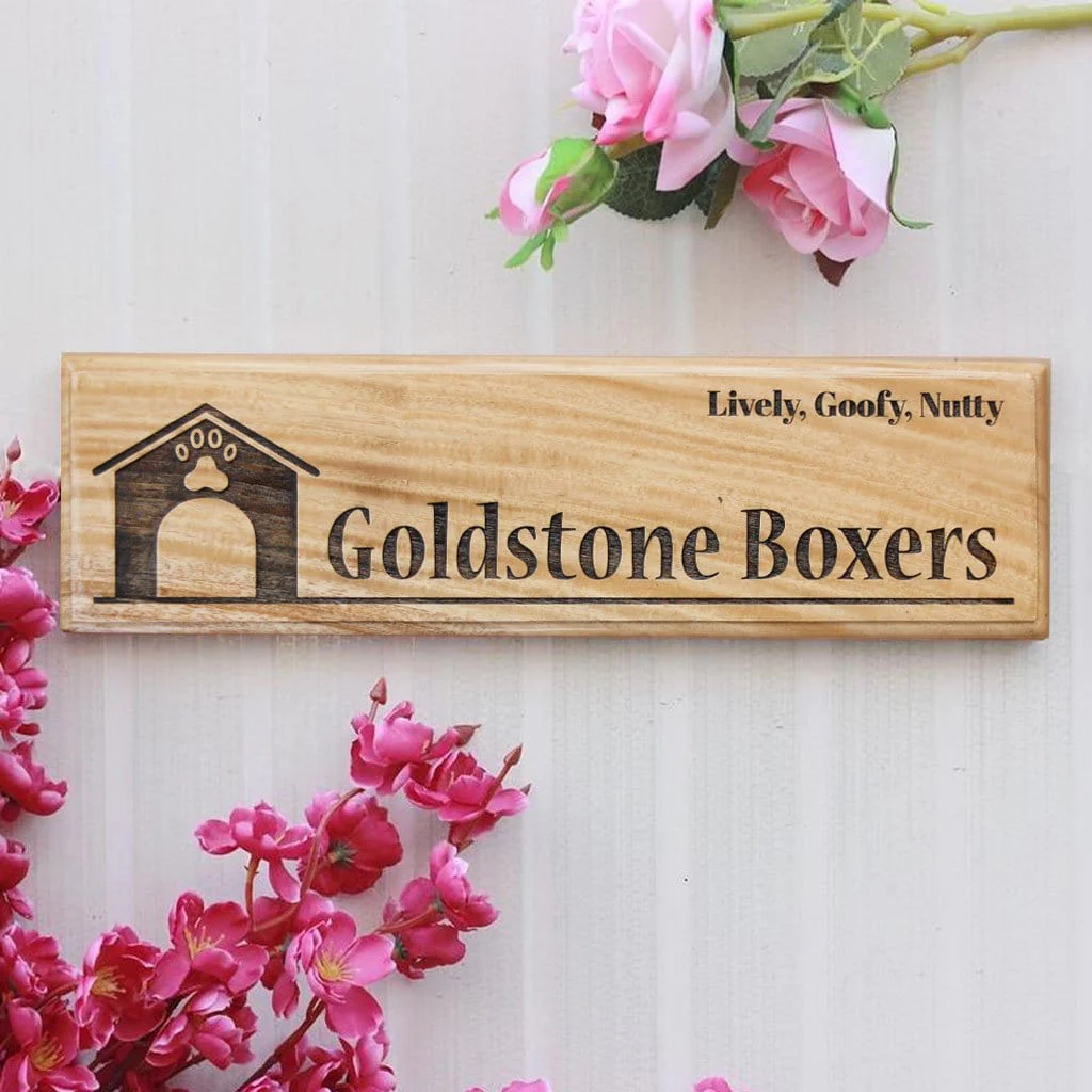 Personalized Wooden Nameplates for Pets - Image 2