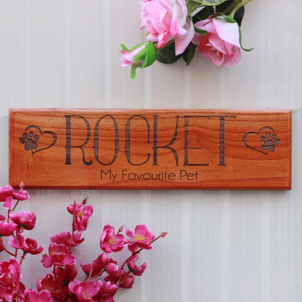 Personalized Wooden Nameplates for Pets - Image 4