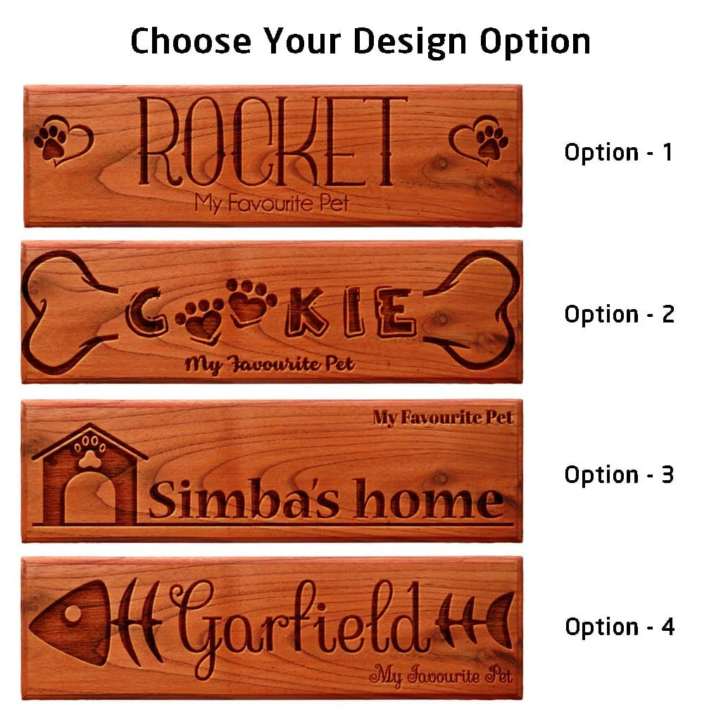 Personalized Wooden Nameplates for Pets - Image 7