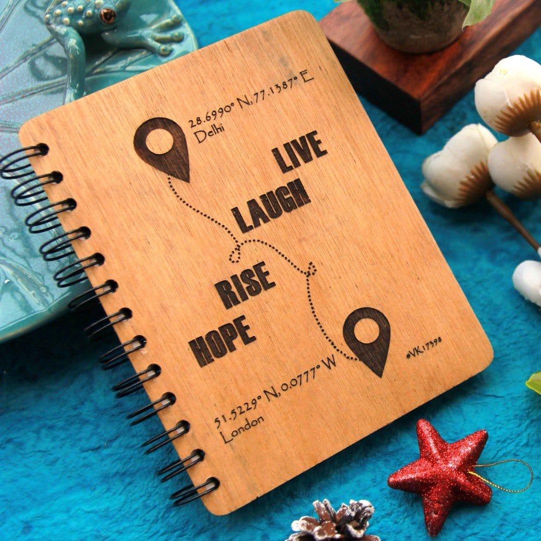 The Journey is the Destination | Personalized Engraved Travel Diary - Image 3