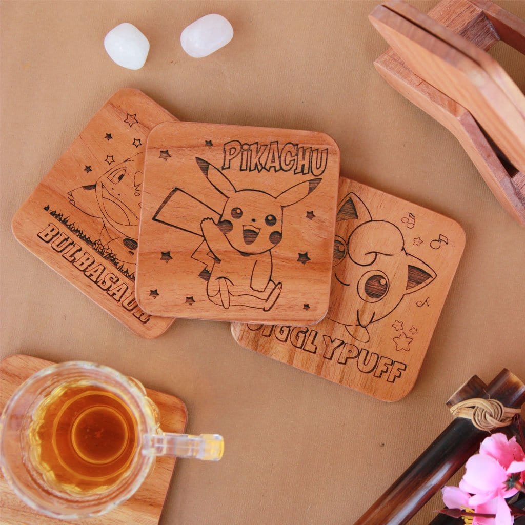 Pokemon Coasters - Wooden Coaster Set of 6 - Image 3