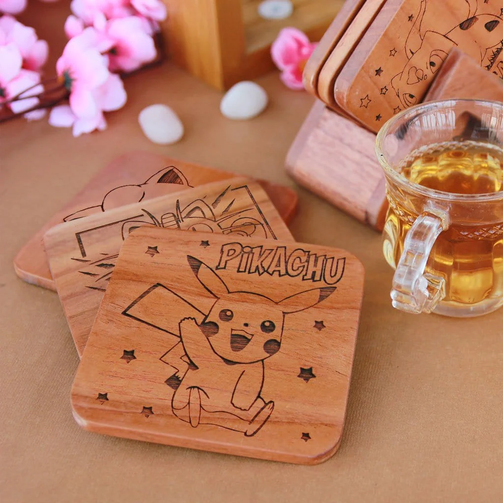 Pokemon Coasters - Wooden Coaster Set of 6 - Image 4
