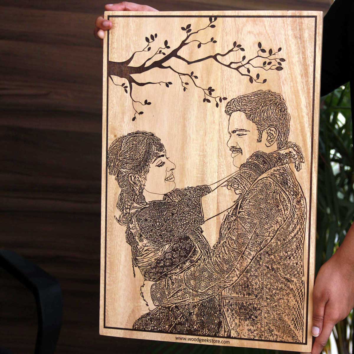 Prayer For An Everlasting Marriage Engraved Wood Plaque | Anniversary Gift For Husband & Wife - Image 2