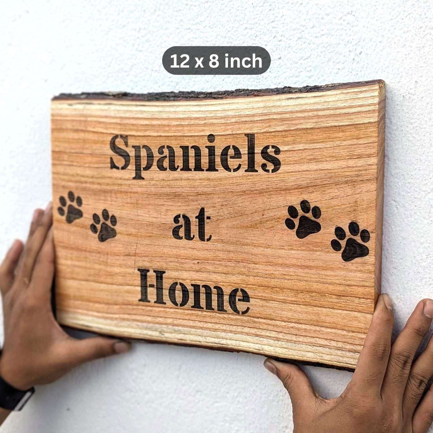 Rustic Rectangular Large Natural Wood Sign For Home | Custom Engraved - Image 10
