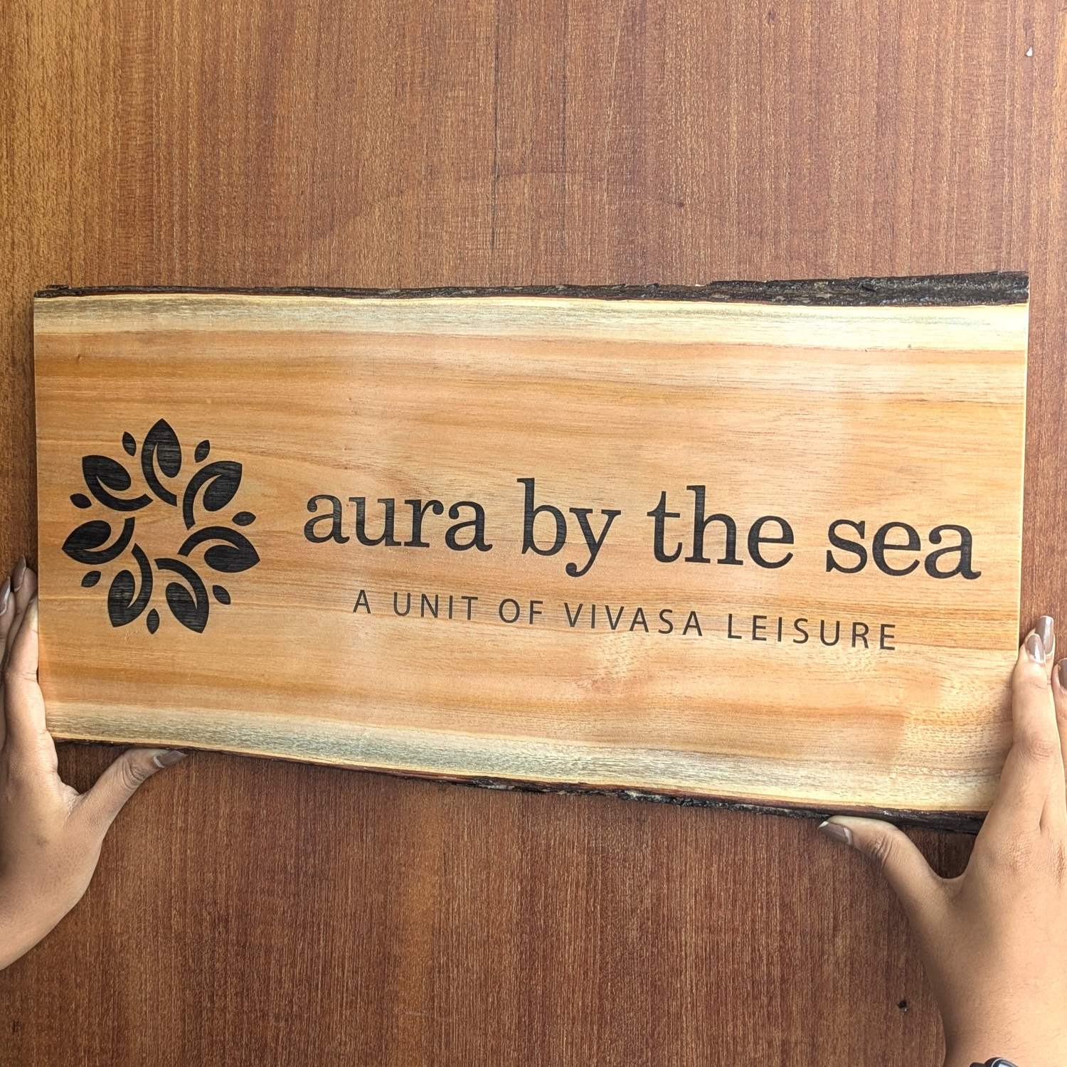 Rustic Rectangular Large Natural Wood Sign For Home | Custom Engraved - Image 16