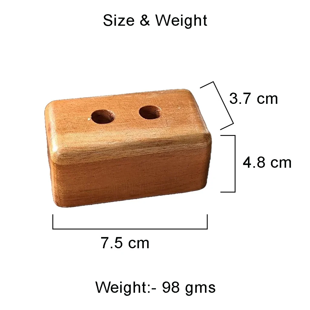 Sleek Wooden Pen Holder | Minimalist Desk Accessory - Image 3