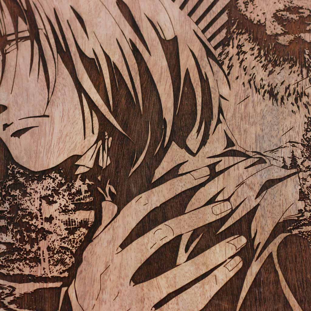 Harry Potter: Snape & Lily Always Carved Wooden Poster - Image 3