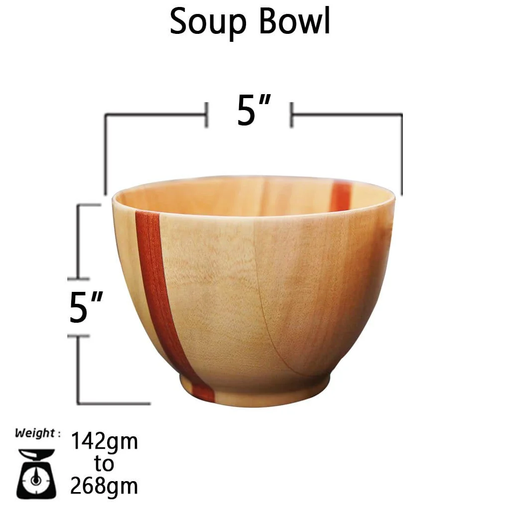 Soup Bowl | Handmade Wooden bowls - Image 6