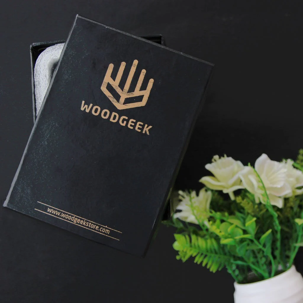 Square Wooden Coaster Set With Holder - Custom Coasters - Image 6