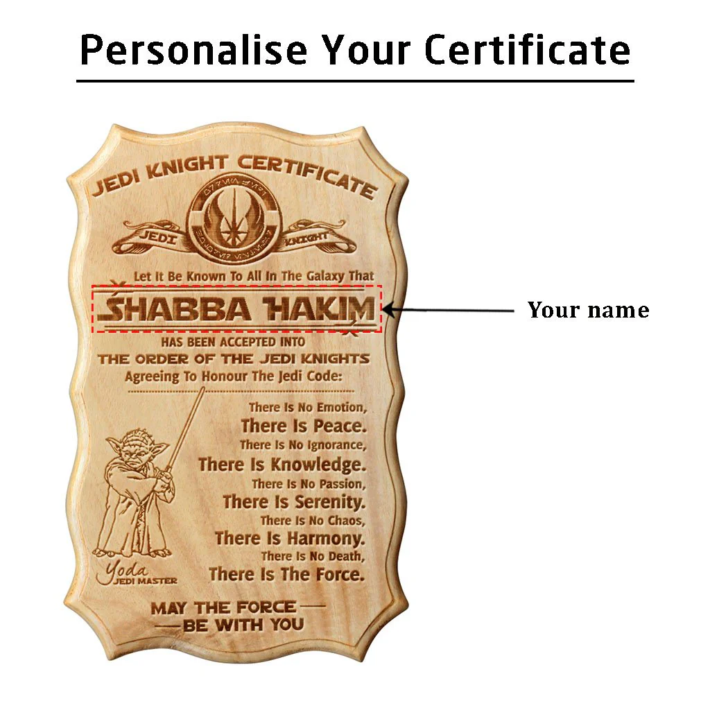 Star Wars Awards: Jedi Knight Certificate - Image 3