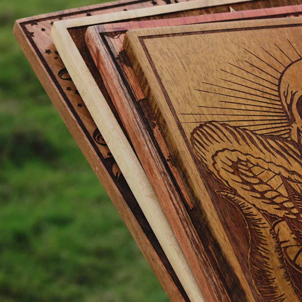 The Aztec Warrior Carved Wooden Poster - Image 4