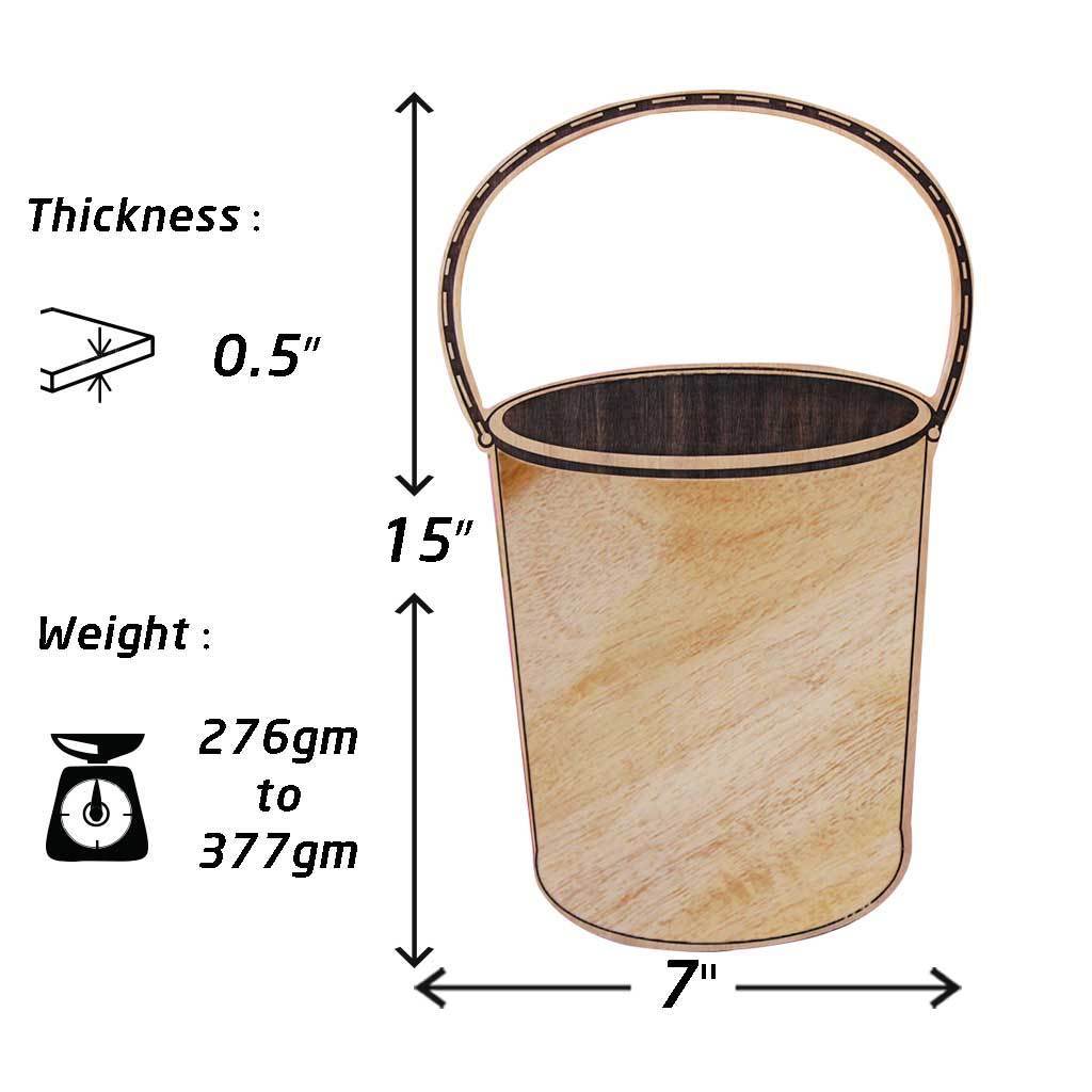 Best Bathroom Singer Wooden Bucket Trophy - Image 5
