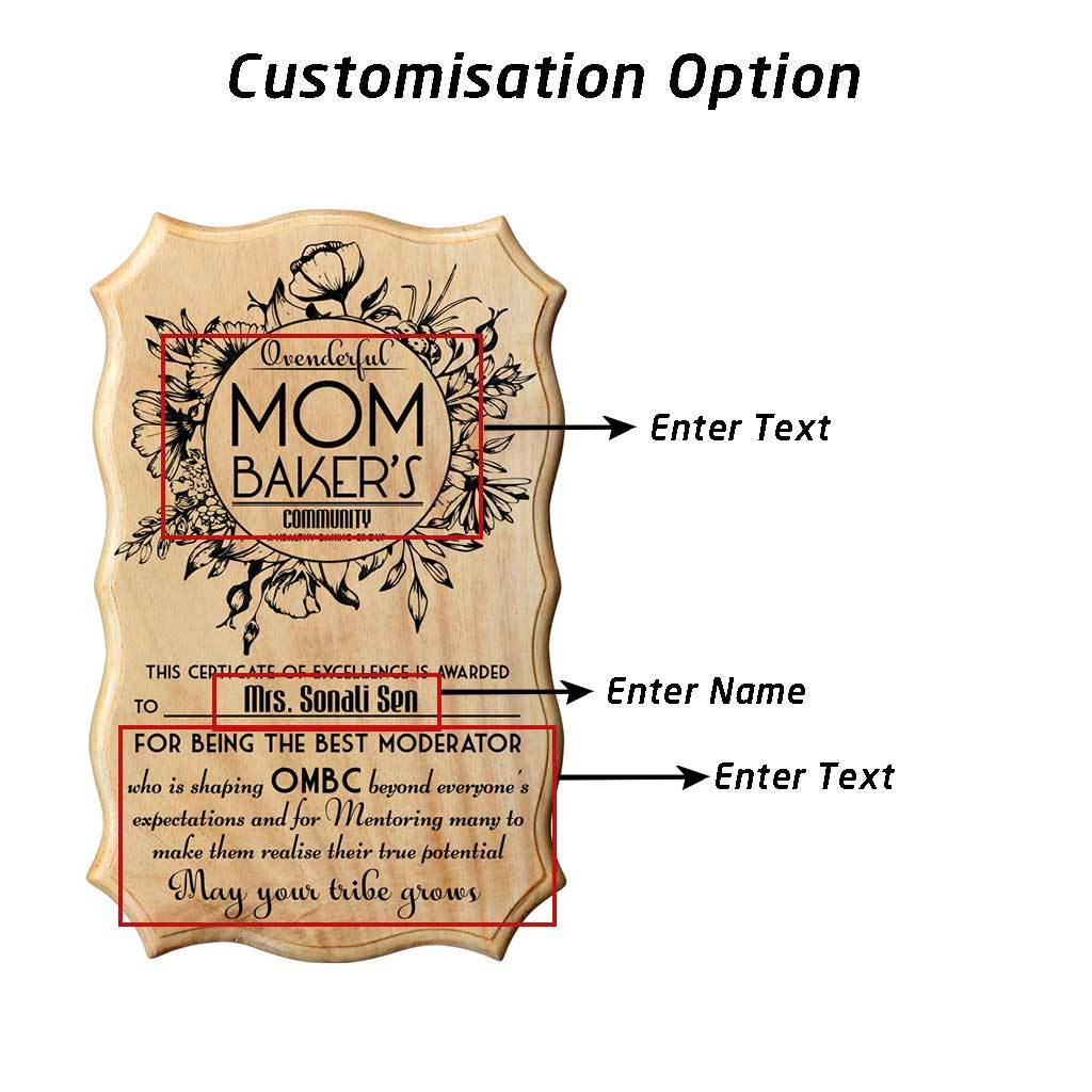 The Best Office Colleague -Personalized Wooden Certificate - Image 2