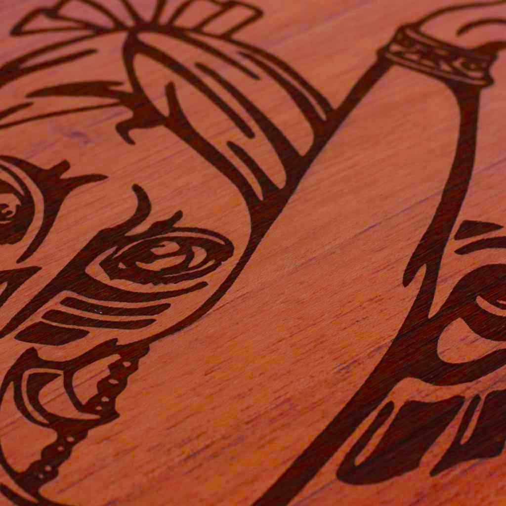 The Dancing Ganesha Carved Wooden Poster - Image 6